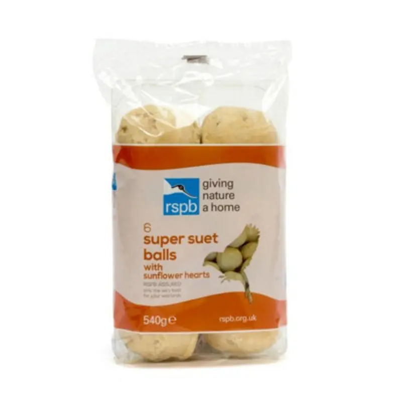 B&Q Rspb Fat Balls With Sunflower Hearts Bird Food (Pack Of 6) May Vary (One Size)