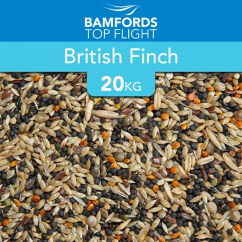 B&Q Bamfords British Finch Aviary Bird Food 20Kg