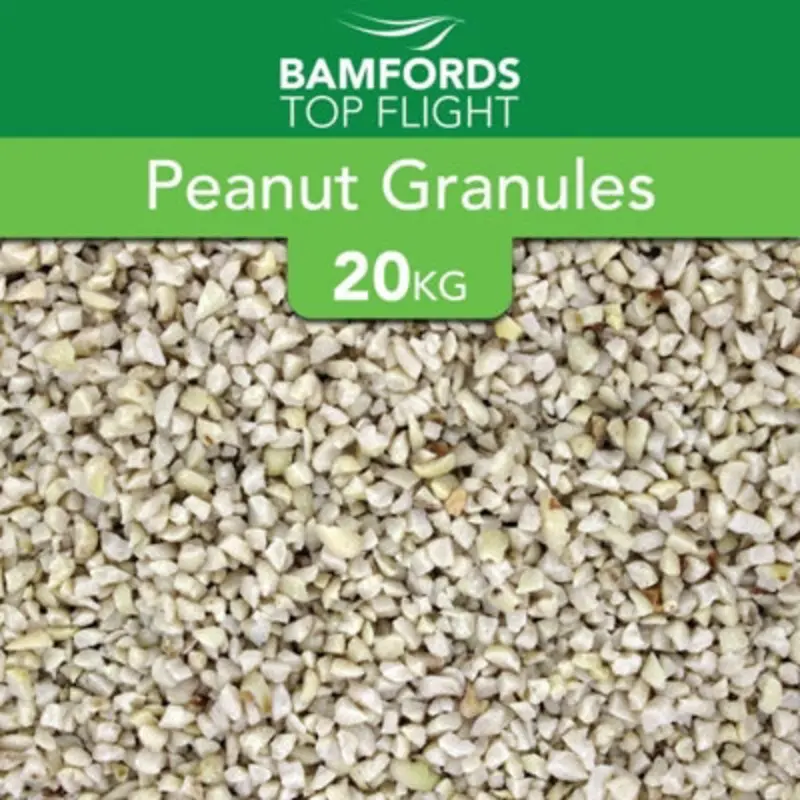 B&Q Bamfords Peanut Granules Wild Bird Food 20Kg