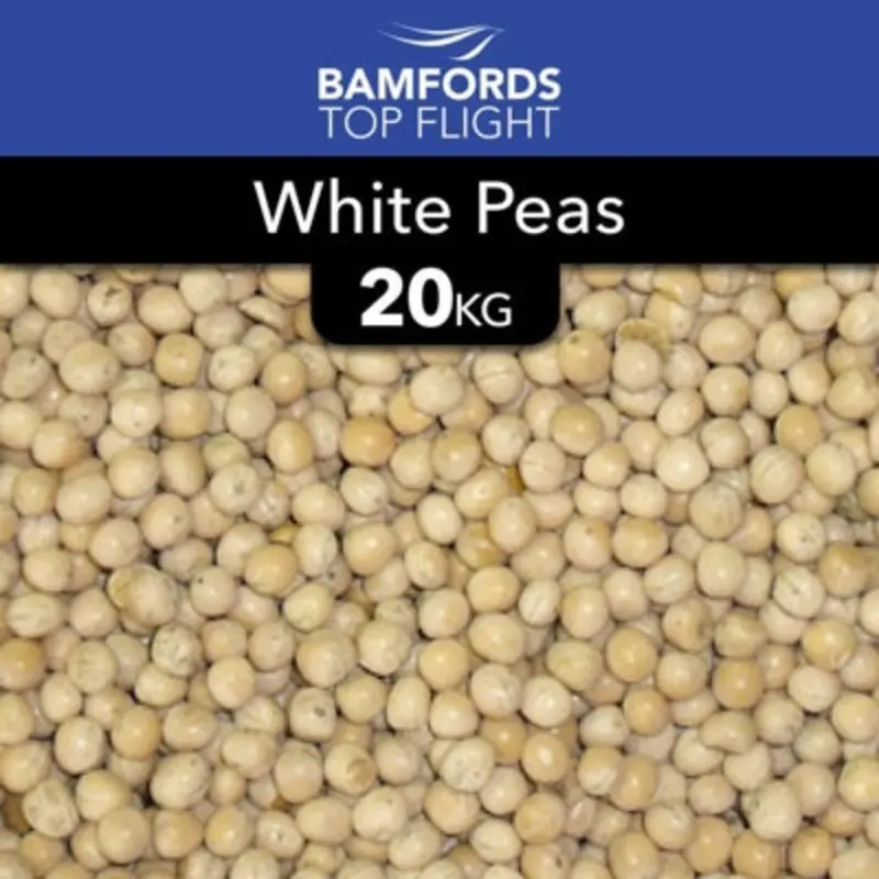 B&Q White Bamfords Top Flight  Peas Bird Food 20Kg