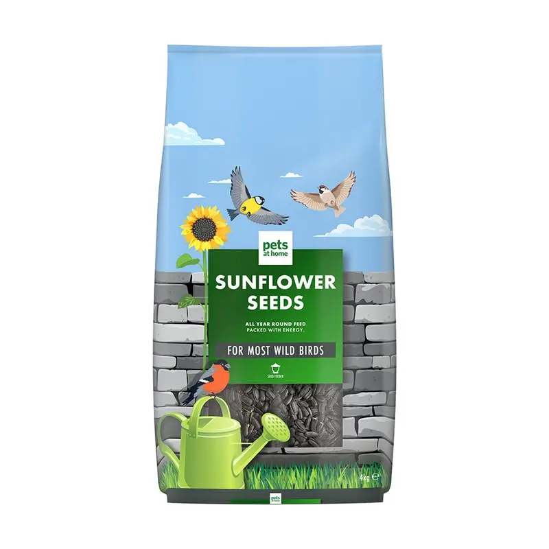 Pets At Home Sunflower Seeds Wild Bird Food 4Kg