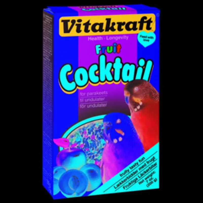 Vitakraft Fruit Cocktail Bird Treat For Parakeets 200G