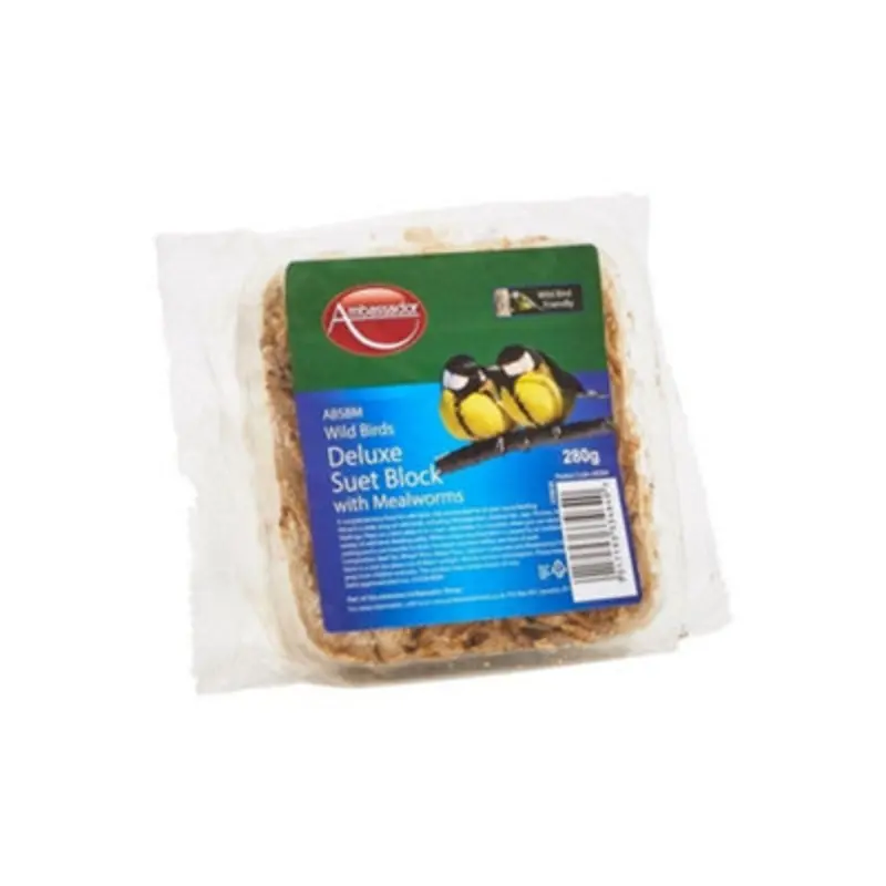B&Q Ambador Suet Cake With Meal Worms May Vary (One Size)