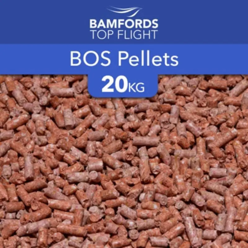 B&Q Bamfords Top Flight Bos Pigeon Pellets Racing Pigeon Food 20Kg