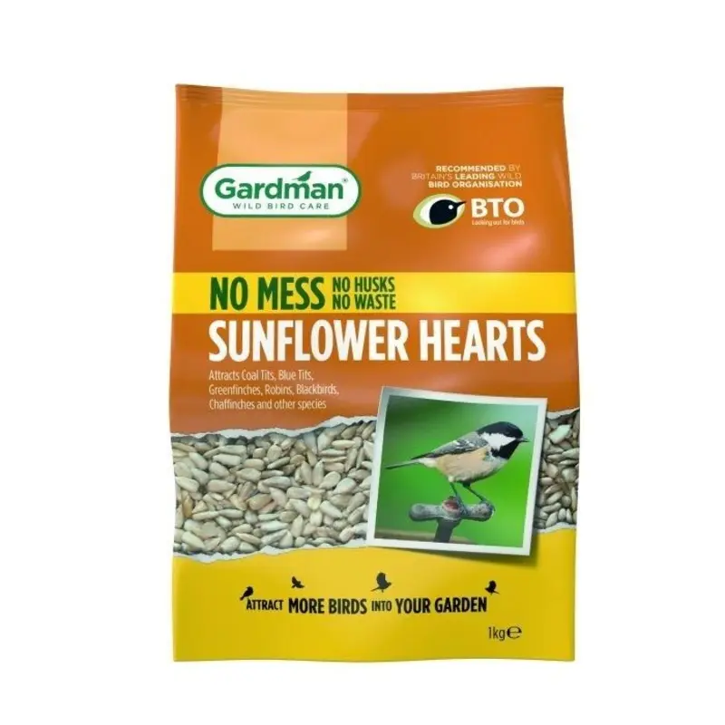 Gardman Sunflower Hearts For Birds - Blue/Coal 1Kg