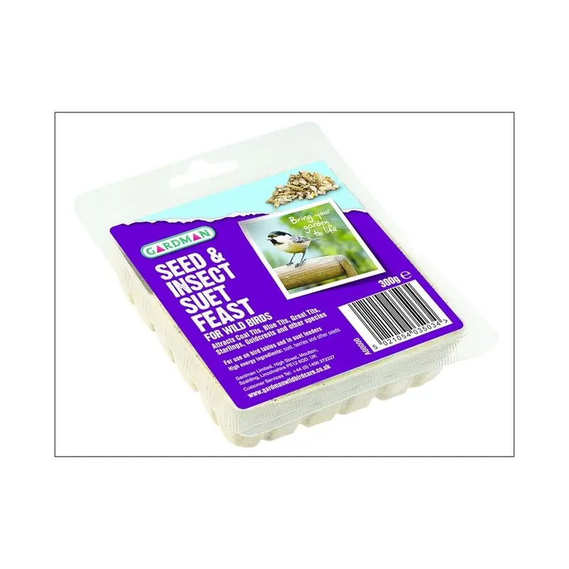 New Gardman Suet Block Seed & Insect A04108