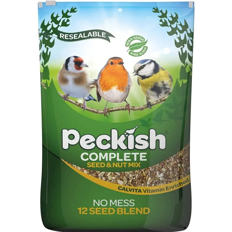 New Peckish Complete Seed And Nut No Mess Wild Bird Food Mix, 12.75Kg