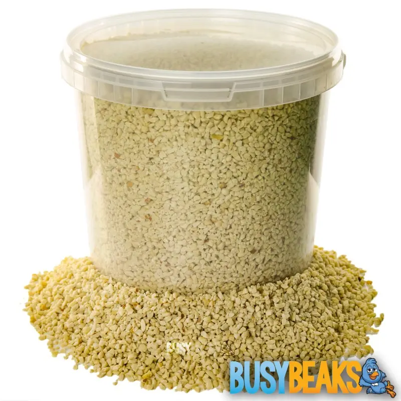 Busybeaks Kibbled Peanuts - Freshly Chopped Garden Wild Bird Nut Feed In Tubs