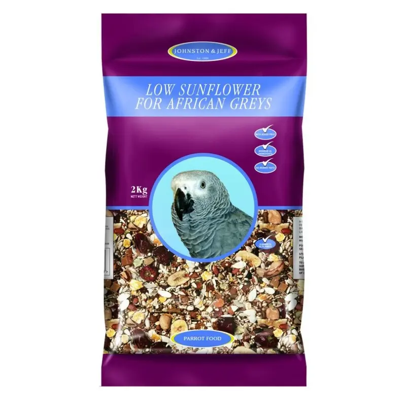 New Johnston & Jeff J&J African Low Sunflower Grey Lsag2 2Kg