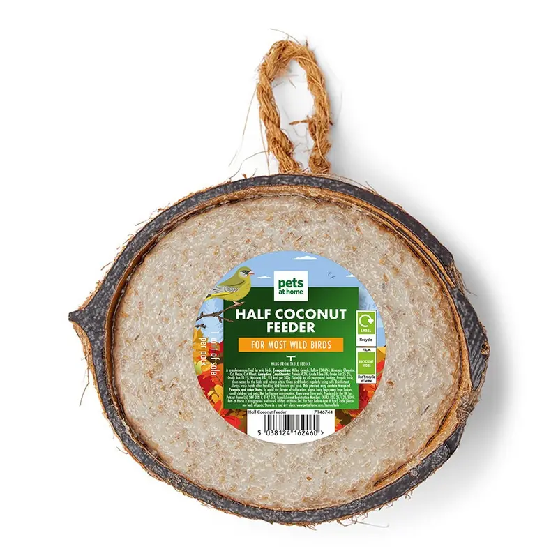 Pets At Home Half Coconut Wild Bird Feeder