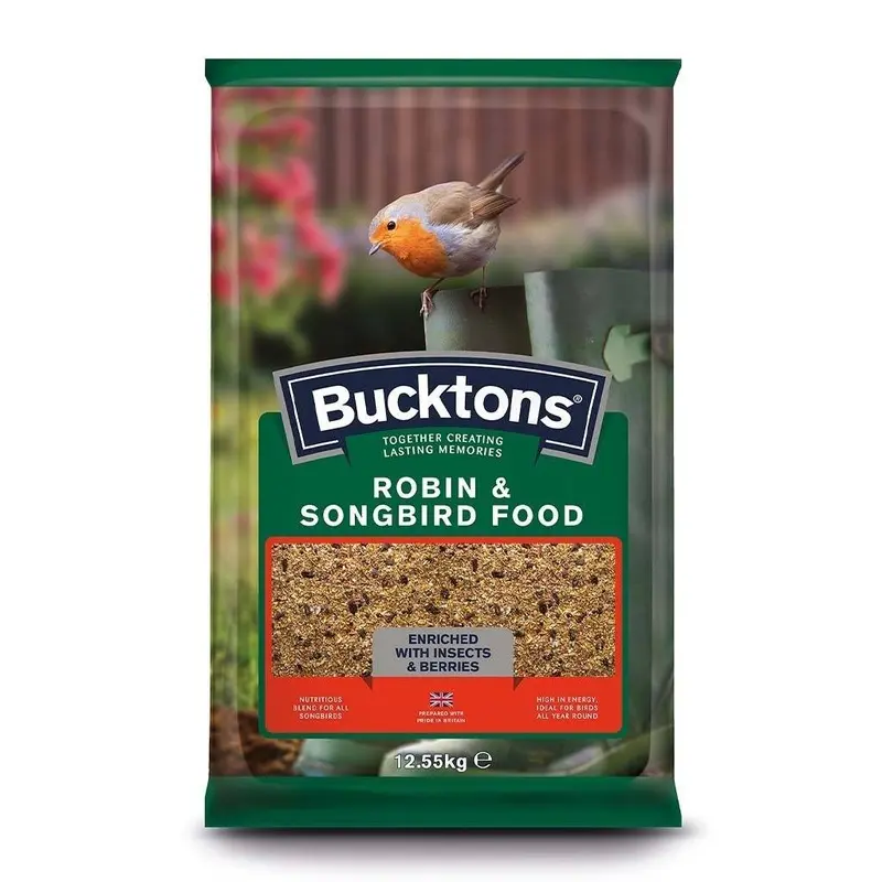 Bucktons Robin And Songbird Food - 12.55Kg
