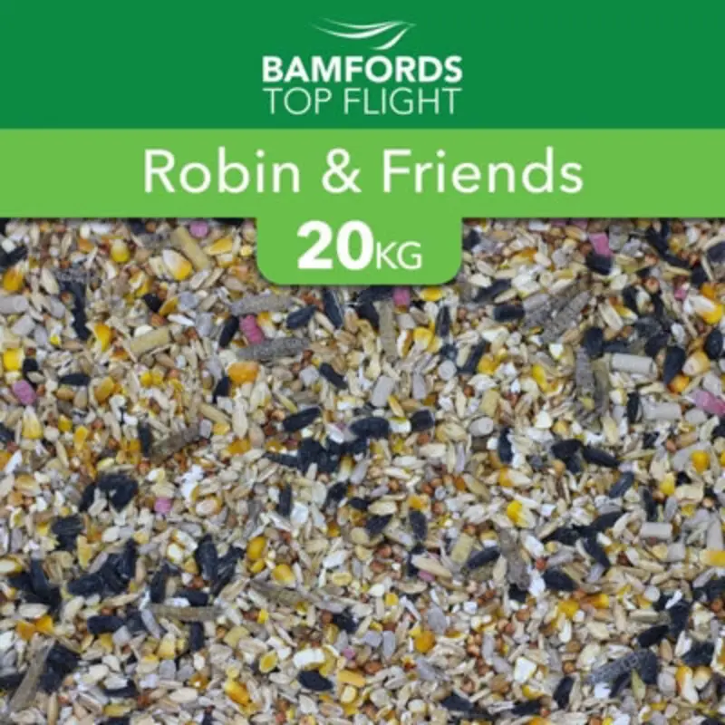 B&Q Bamfords Robin & Friends Mix Wild Bird Seed 20Kg