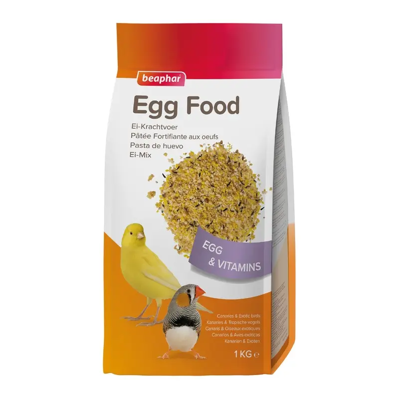 Beaphar Egg Food For Canaries And Exotic Birds - Orange 1Kg