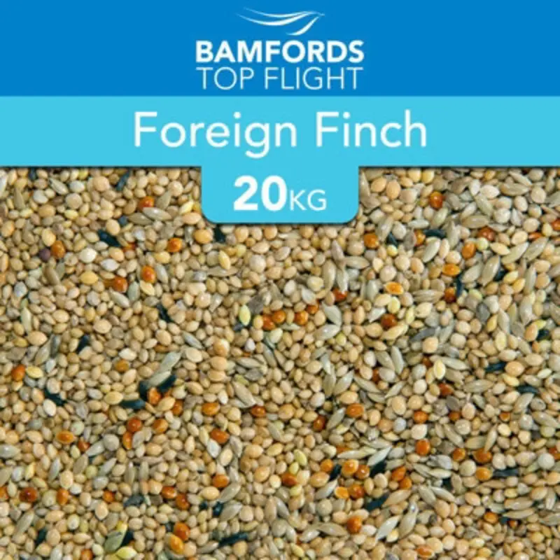 B&Q Bamfords Foreign & Tropical Finch Aviary Bird Food 20Kg
