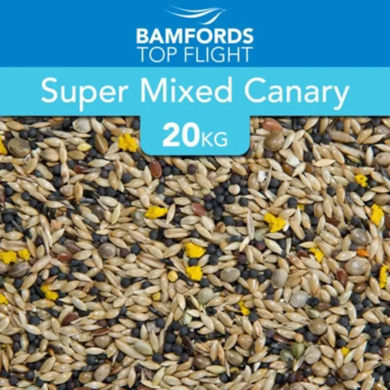 B&Q Black Bamfords Super Mixed Canary Aviary Bird Food 20Kg