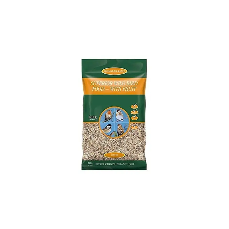 Johnston & Jeff Red Superior Wild Bird Food, 20 Kg, Transparent 20Kg