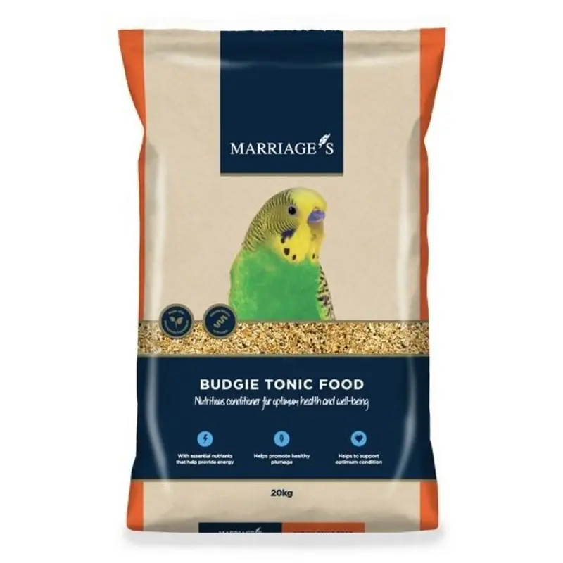 Marriages Budgie Tonic Food - Orange/Yellow 20Kg