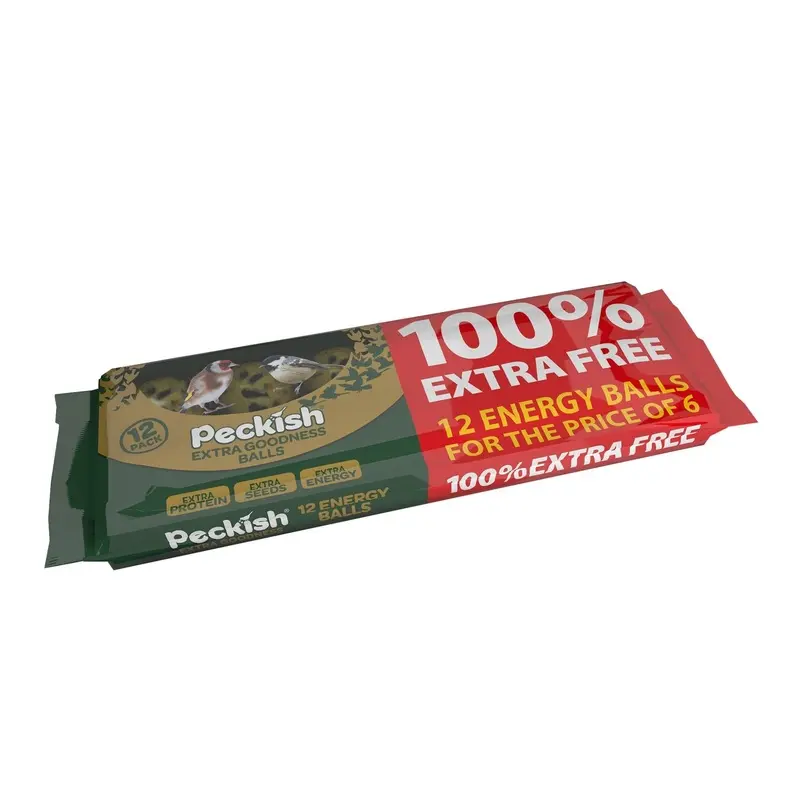 Peckish Extra Goodness Energy Fat Balls - Balls + Free Size 6