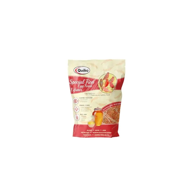 Quiko Red Special Egg Food - Egg Food For All -Grounded Bird Species 1Kg