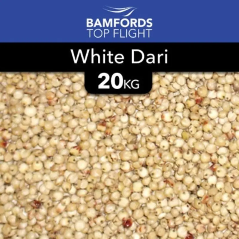 B&Q White Bamfords Top Flight  Dari Racing Pigeon Food 20Kg