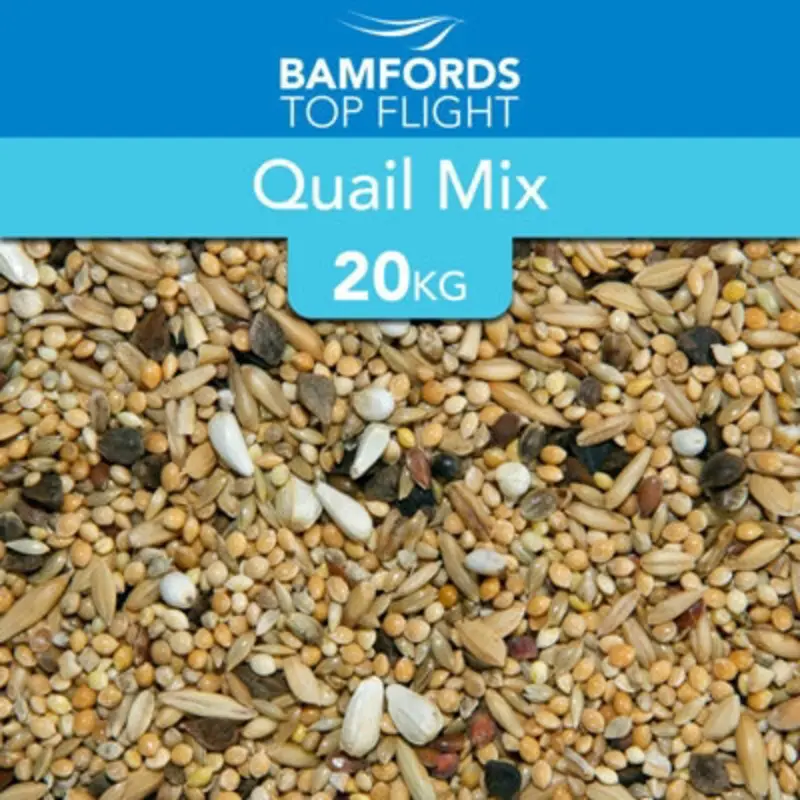 B&Q Bamfords Quail Mix Aviary Bird Food 20Kg