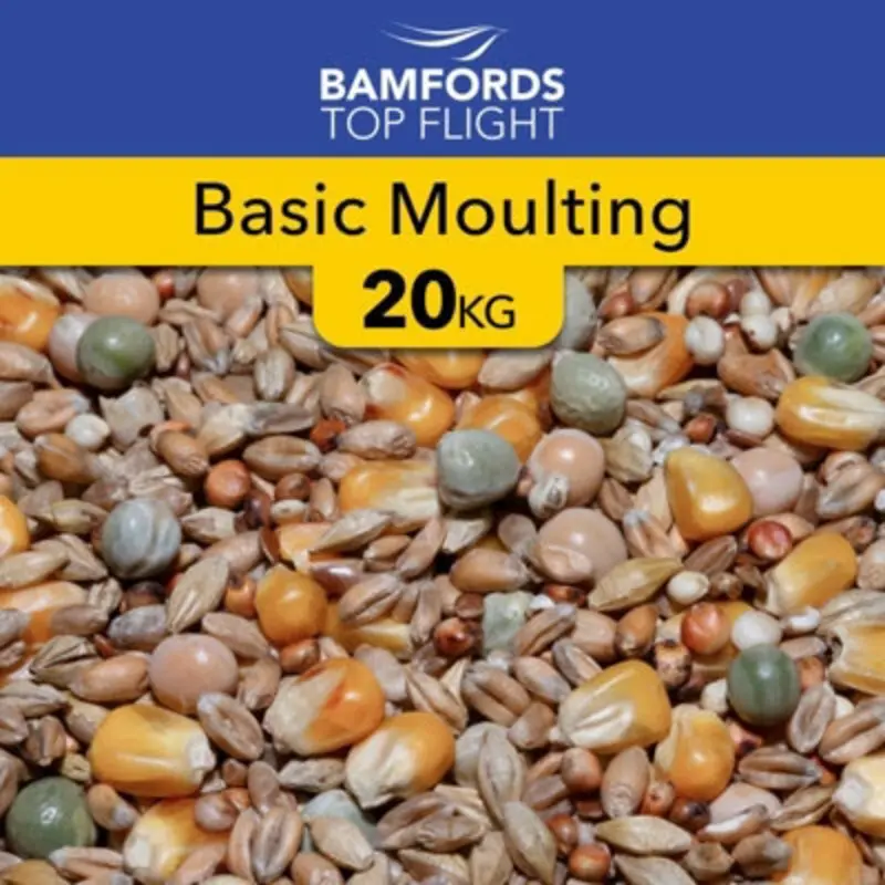 B&Q Bamfords Top Flight Basic Moulting Racing Pigeon Food 20Kg