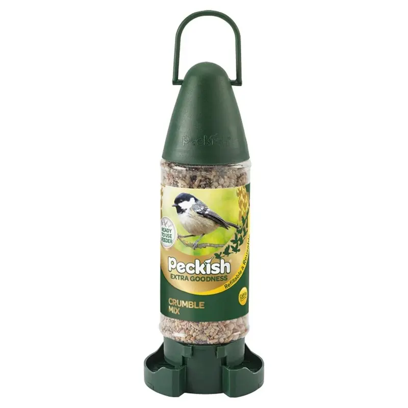 Peckish 60051404 Extra Goodness Crumble Mix Bird Food, 350g, Natural