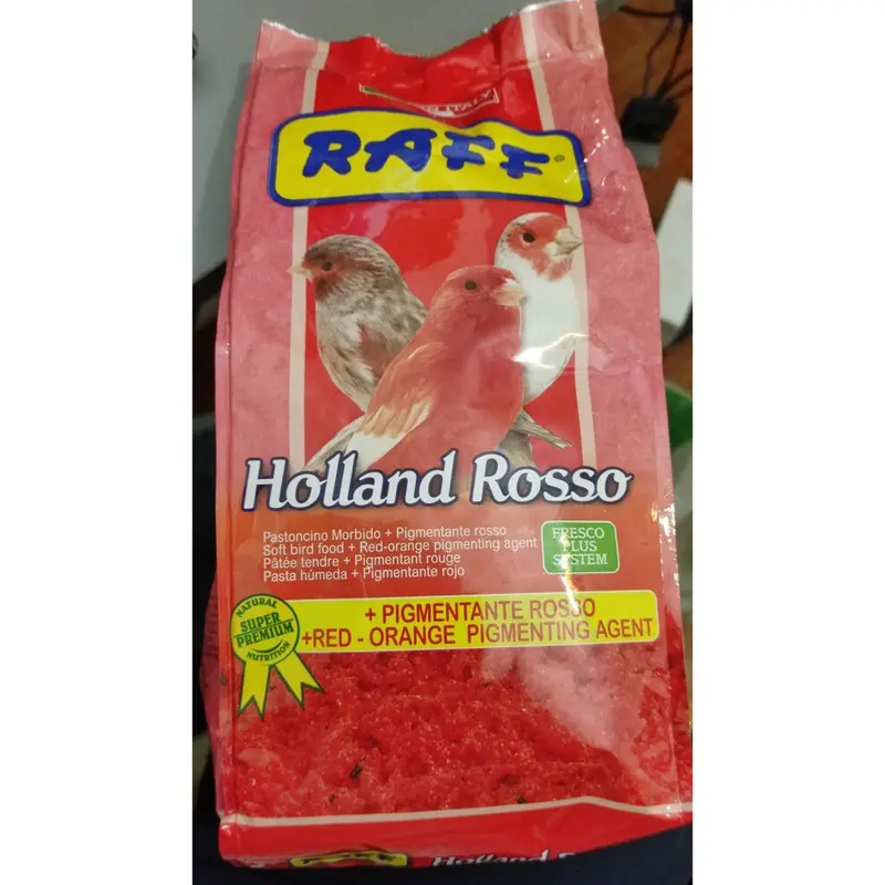 Raff Red Holland Rosso Color Food Bird Canary Can-Tax 2.20 Lbs 1Kg