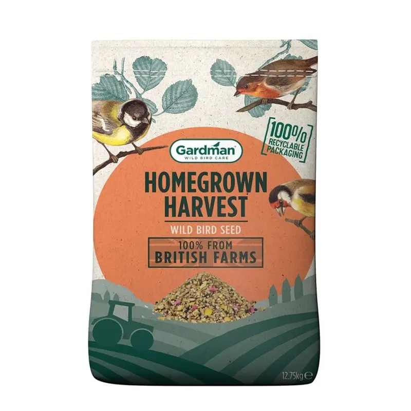 Gardman Homegrown Harvest Bird Seeds - Black 12.75Kg