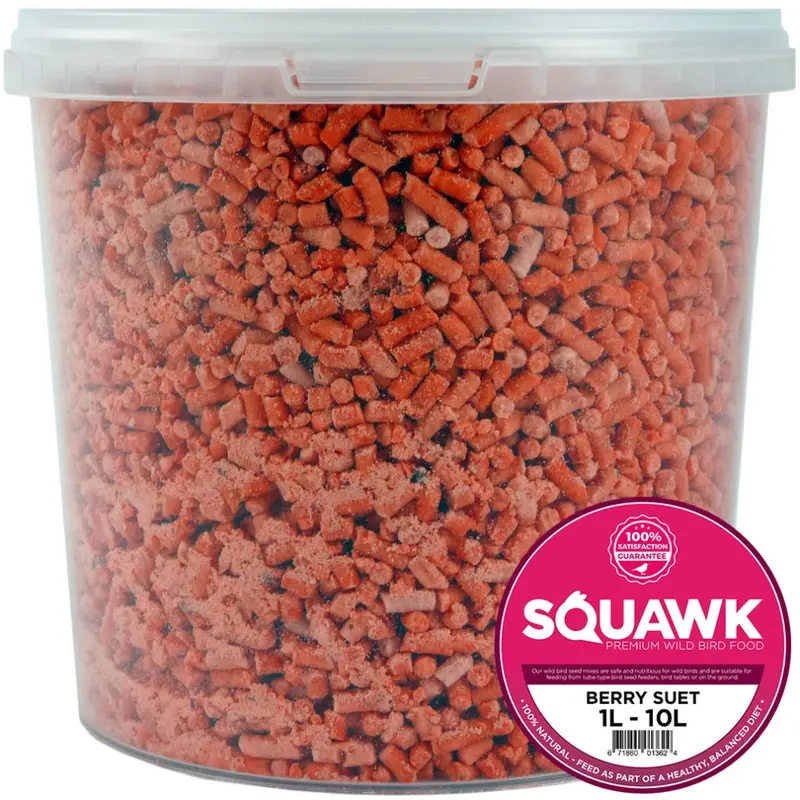 Squawk Berry Suet Pellets (5L) 5L