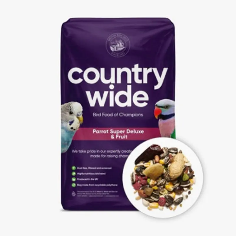 B&Q Countrywide Parrot Super Delux Plus Fruit Mix 12.5Kg
