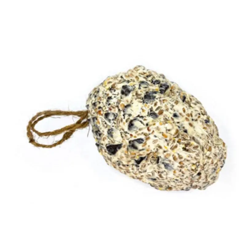 Chubby Pet Products Chubby Suet And Seed Filled Pine Cone Hanging Wild Bird Food Red