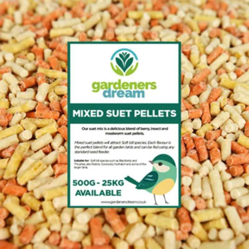 Gardeners Dream Mixed Suet Pellets Wild Bird Food (2.5Kg)
