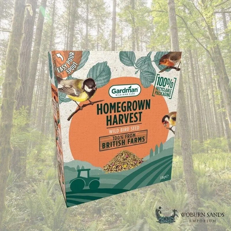 Gardman Homegrown Harvest Bird Seeds - Black 1.8Kg