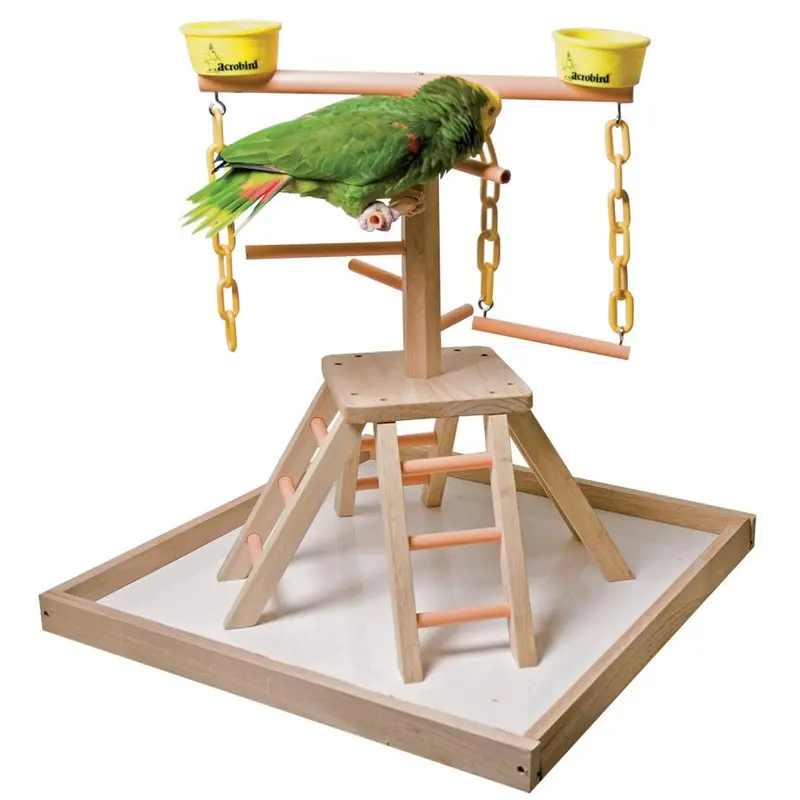 Caitec Acrobird - Pyramid With Base - Bird Gym - Toys For Birds - 24 Inches Medium