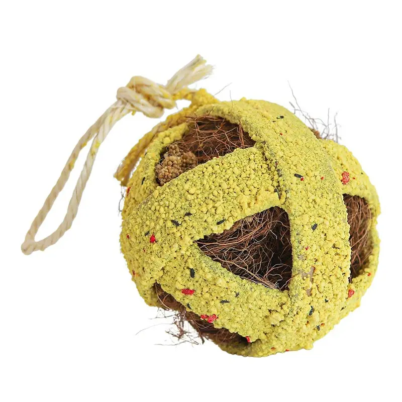 Quiko Snack & Play Fitness Foodball Bird Treat Amarillo Yellow 100G