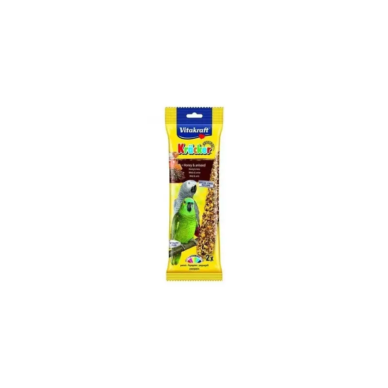 Vitakraft Kracker Honey & Aniseed Parrot Treat, 180G