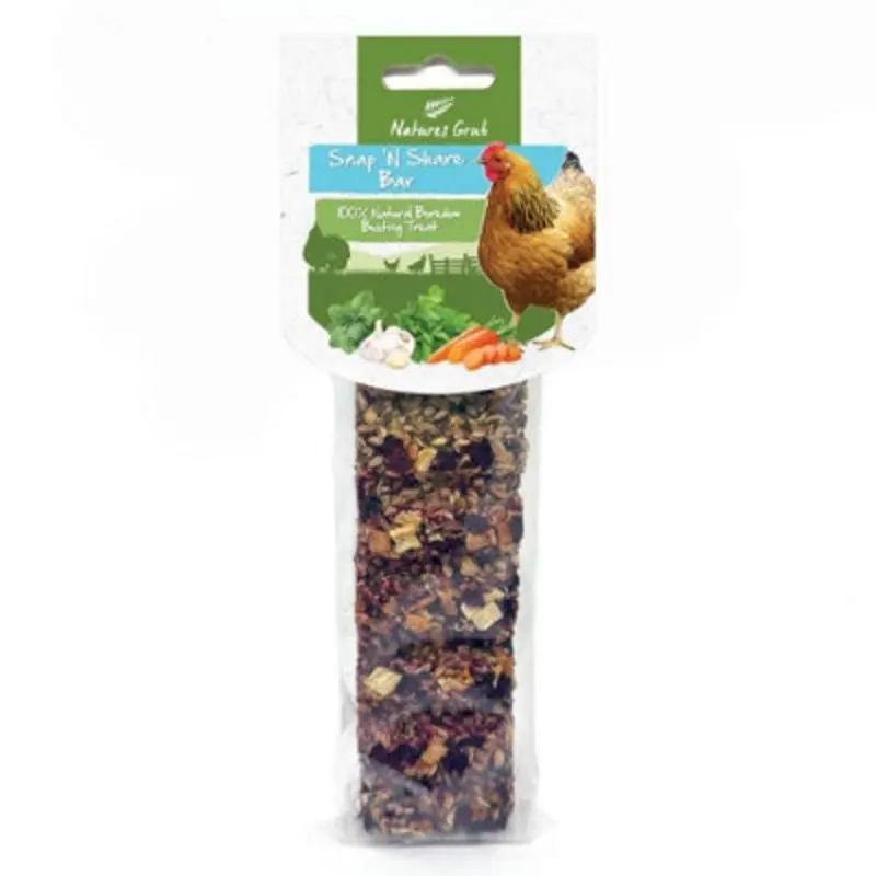 B&Q Natures Grub Snap N Share Bar - Pack Of 10 125G
