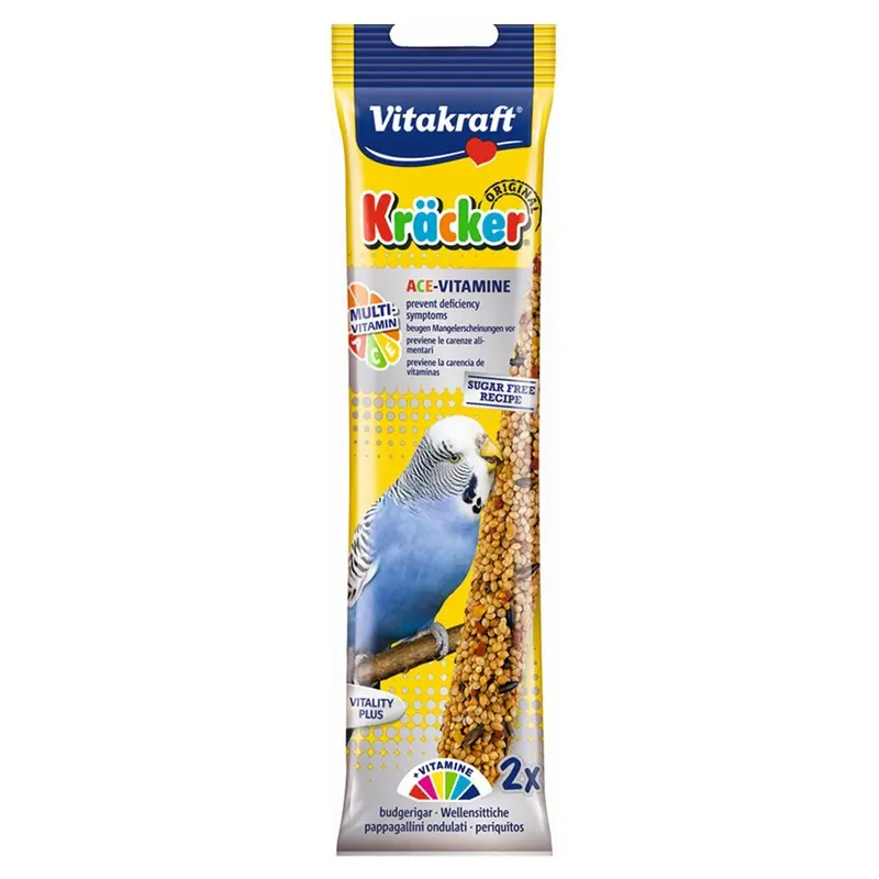 Vitakraft Kracker Multi-Vitamin Budgie Treat X2 30G