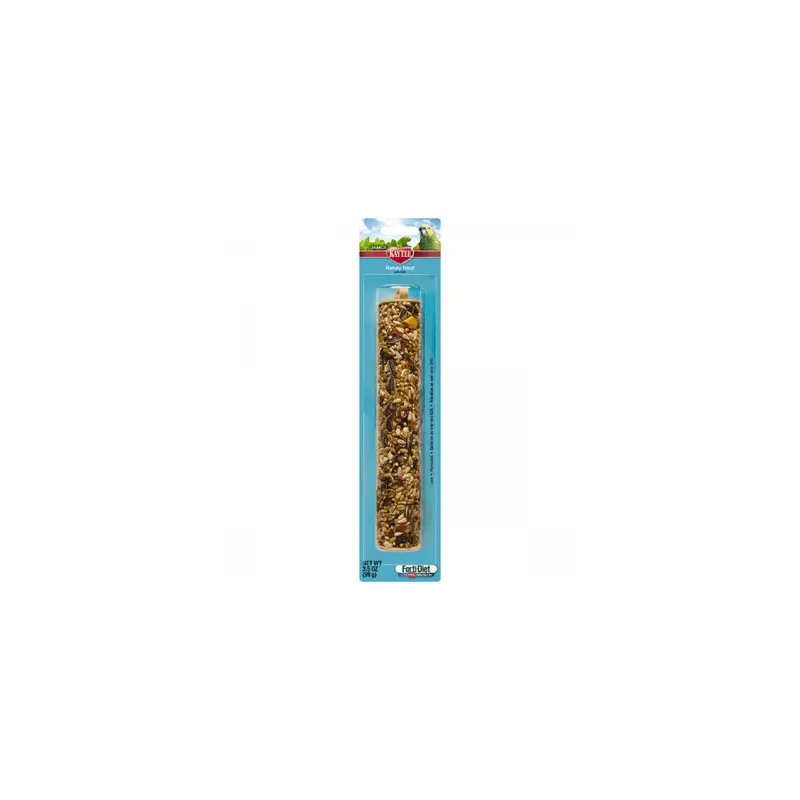 White/Yellow/Red Kaytee Forti-Diet Pro Health Parrot Honey Treat Stick 3.5 Oz 3.5Oz