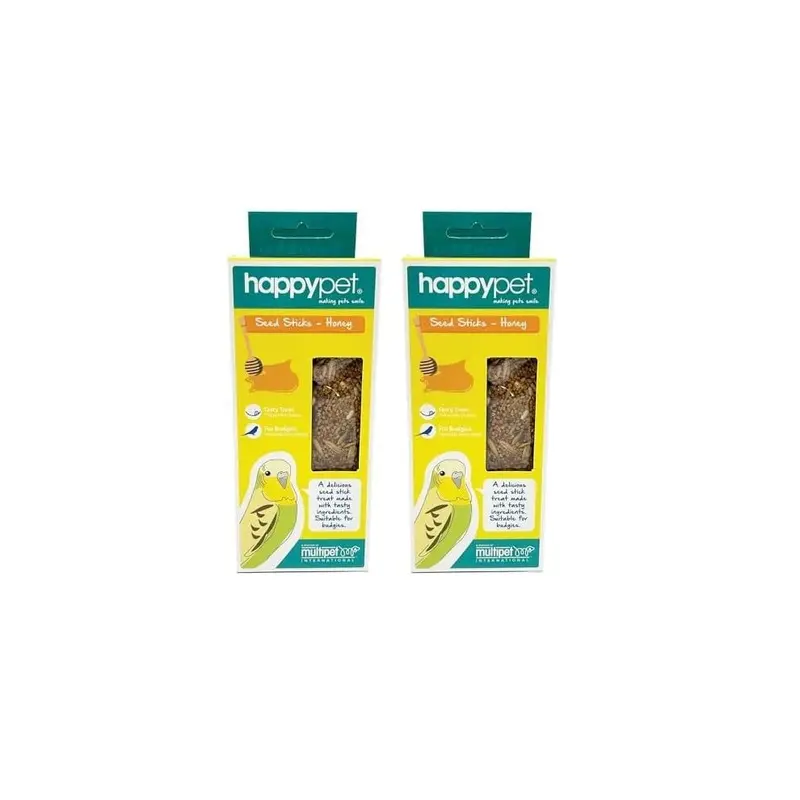Tweeters Treats Seed Sticks For Budgies, Honey (Pack Of 2) Size 2