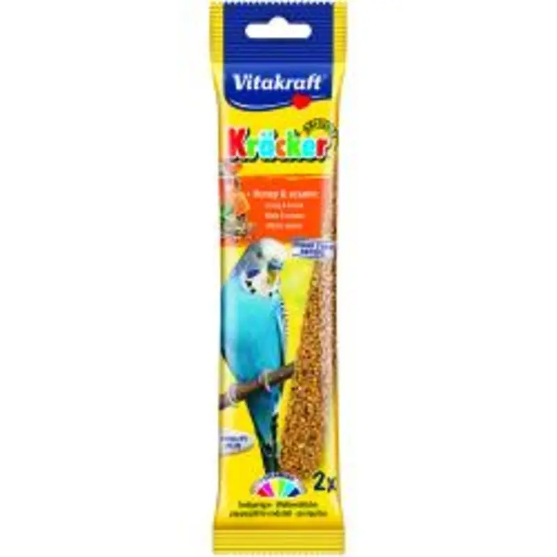 Vitakraft Budgie Sticks - Honey - 60G