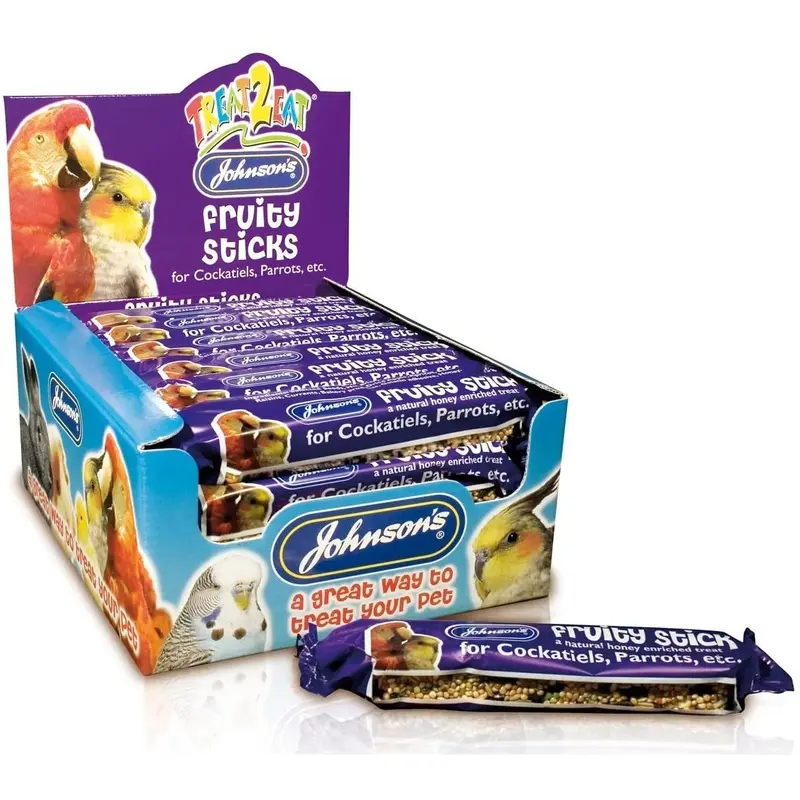 Johnsons Johnsons Treat Eat Fruity Sticks - Cockatiel And Parrot - Single Size 2
