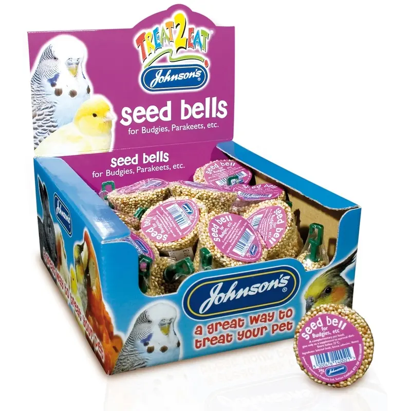 Johnsons Johnsons Treat Eat Seed Bell Bird Treat - Budgie And Parakeet - Single Size 2