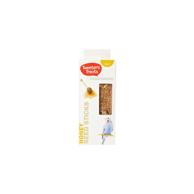 Tweeters Treats Seed Sticks For Budgies, Honey