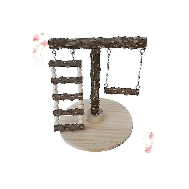 Parrot Swing Pet Bird Play D Ca Roc Ch Parrot Ding Rod Climbed Ladder For S Pet