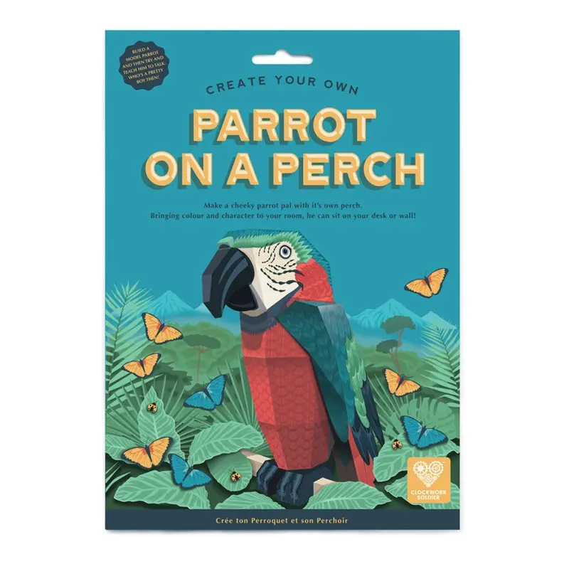 Clockwork Soldier Create Your Own Parrot On A Perch