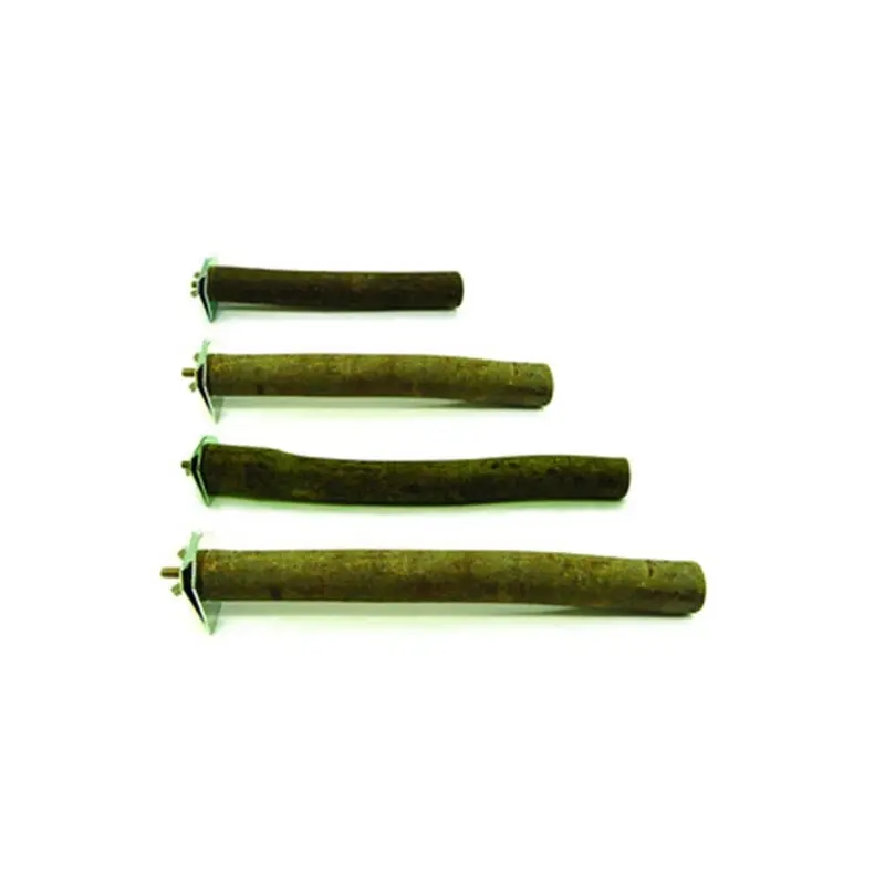 Yml P10 Lot Of Single Bolt Smooth Finished Wooden Perch For Parrot, P10 Size 2