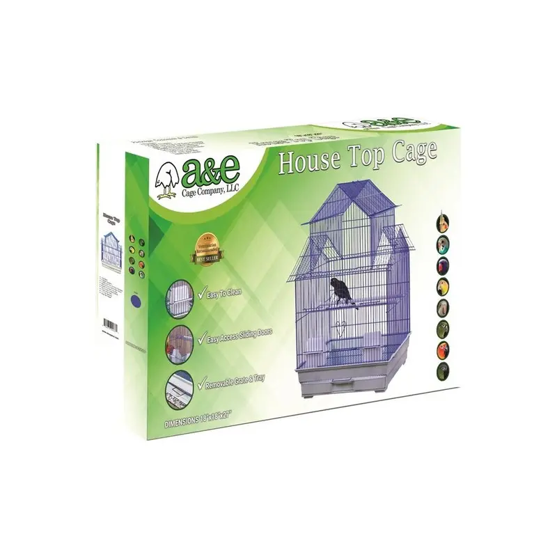 A&E Cage Blue Ae1818h Sp X In. House Top Cage Bird In Retail Box Size 18
