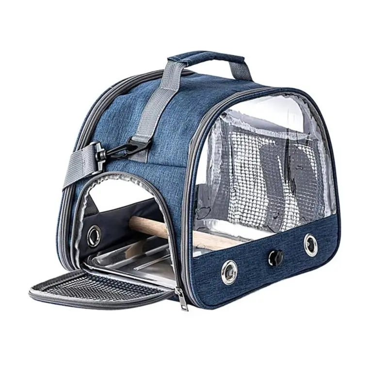 Markenlos Bird Carrier Backpack For Parrot, Portable Animal Travel Cage A Small